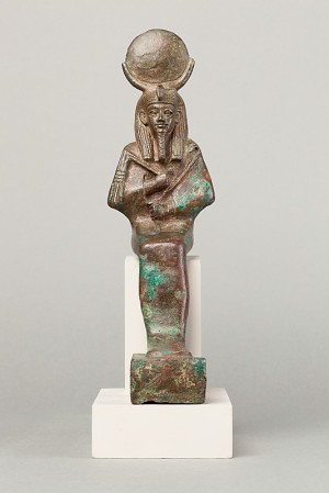 Bronze statue of Osiris in his lunar facet. Late Period. Photo: www.metmuseum.org